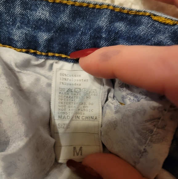 SHEIN DARK WASH SKINNY JEANS - Picture 5 of 5